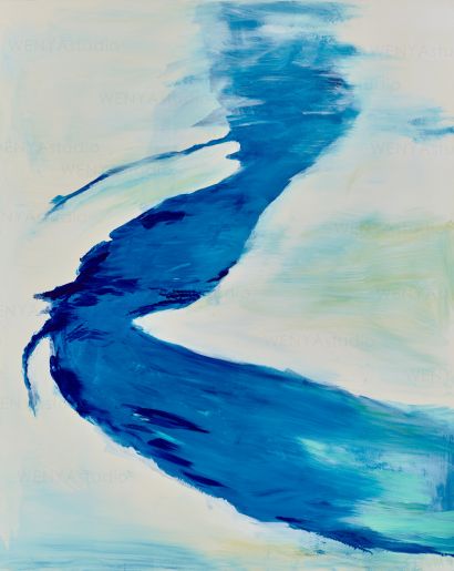 Stream of Light - a Paint Artowrk by 心菲